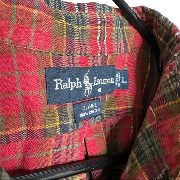 Polo Ralph Lauren Plaid Button down Shirt - Picture 8 of 8